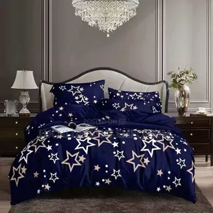 Beautiful Star Design Duvet, Bedsheets and 4 Pillowcase