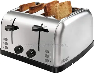 Russell Hobbs 4 Slice Stainless Steel Toaster