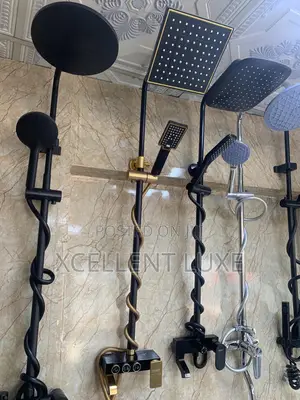 Black and Gold 3 Buttons Shower.