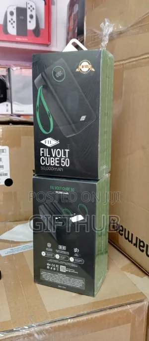 Fil Volt Cube Power Bank 50,000mah Super Fast Charge