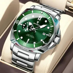 Poedagar Chronographic Waterproof Steel Watch