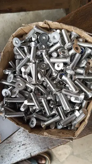 8x30 Csk Allen Key Stainless Bolt And Lock Nut