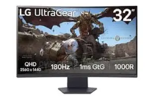 Lg 32gs60qc-B 32-Inch Ultragear QHD 180hz 1ms Amd Freesync