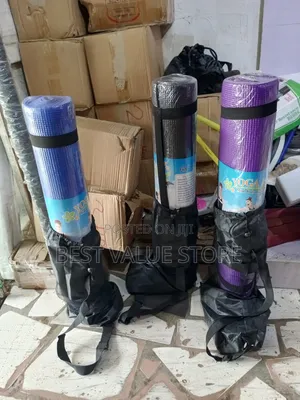 PVC Yoga Mat With Carrier Bag and Inner Holder