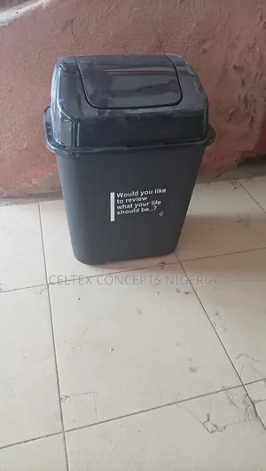 15 Litres Black Plastic Waste Bin