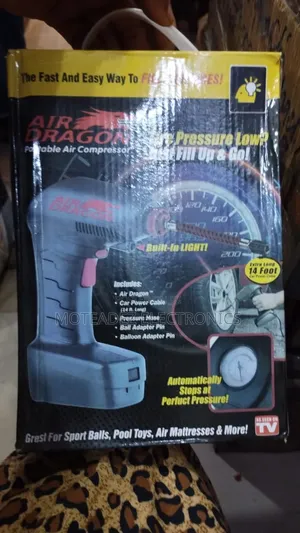 Dragon Multifunctional Portable Air Compressor/Car Tyre Inflator