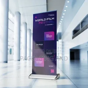 Branded 5ftx7ft Rollup Banner Stand Printing for Cinema(Solid Base)