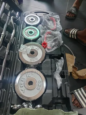 55kg 6in1 Chrome Weight Set