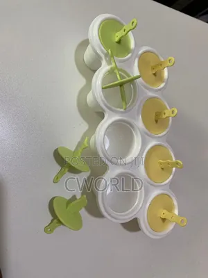 8-cavity Ice Cream Popsicle Mold Set