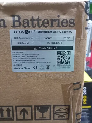 Luxwatt 3kwh/25.6v Lithium Iron Battery