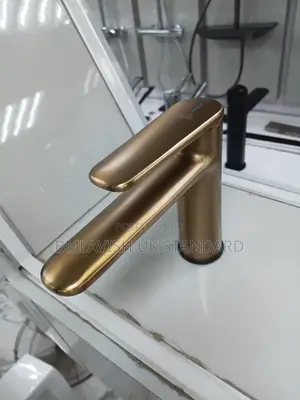 Gold England Basin Mixer Tap