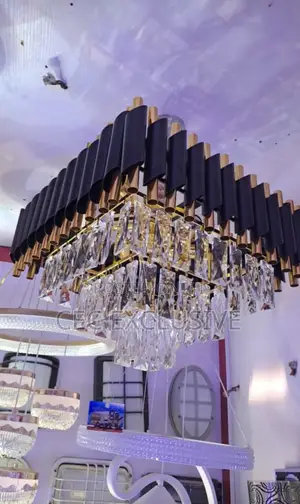 Led Sqare Crystal Dropping Light