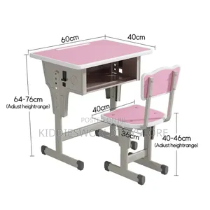 Adult and Children Learning Table and Chairs