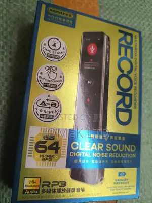 Remax Rp3 Digital Voice Recorder 64gb Built-in Memory and Playback