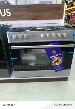 Maxi Six Burner Gas Cooker, 4 Gas 2electric