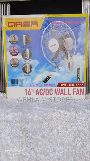 Qasa 16" Ac/Dc Wall Fan - QWF-1601 Acdc