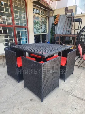 By 4 Square Table Rattan Outdoor