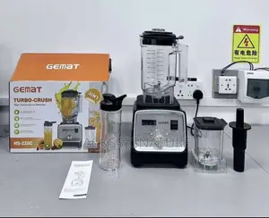Gemat 3-in-1 Turbo-Crush Blender (Hs-228c)
