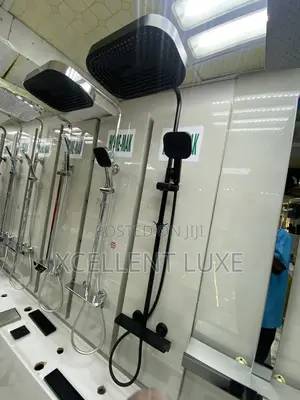 England Masters Shower Mixer Set. Available in Chrome and Black
