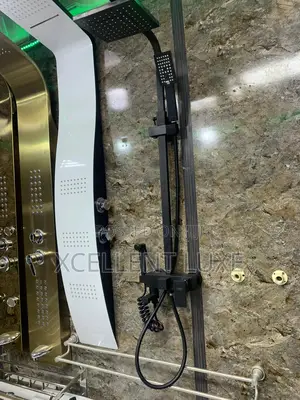 Black Shower Set