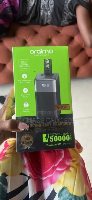 Oraimo 85w Ultra Fast Charging Powerbank