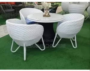 Black and White Bistro by 3 Persons Set