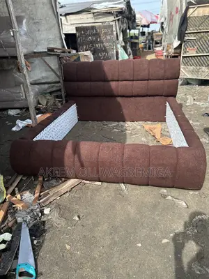 6by6 Fully Foamed Brown Bedframe