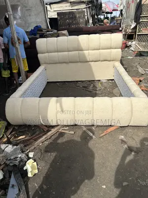 6by6 Cream Color Bedframe