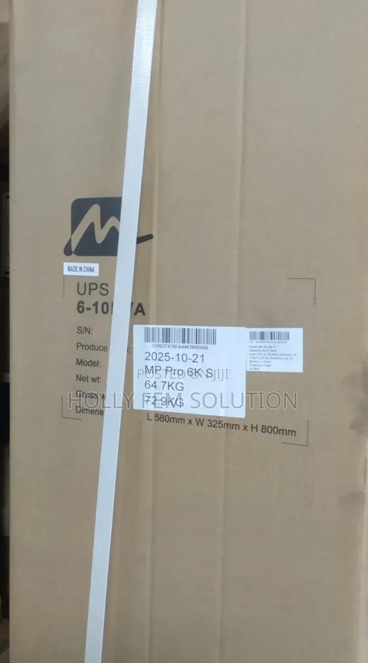 Mercury Ups 6kva Online With Internal Battery