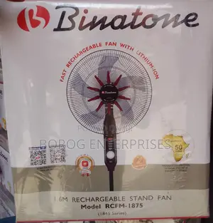 Binatone Rechargeable Fan RCFM-1875