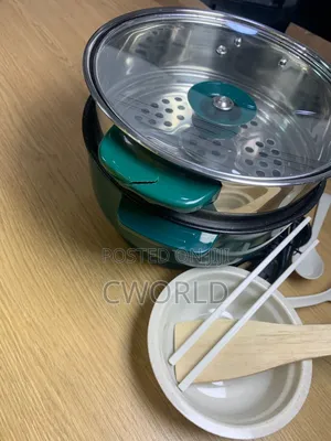 Multi Function Electric Cooking Pot With Steamer