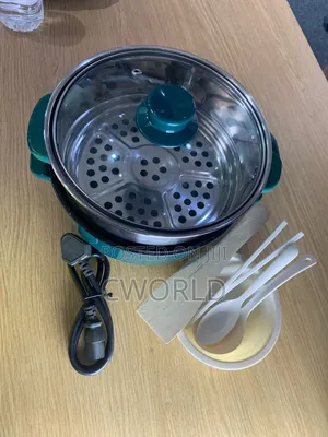 Multi Function Electric Cooking Pot With Steamer