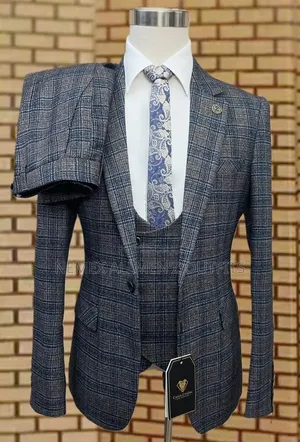 Check Brown Suit