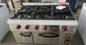 6 Burner Gas Cooker With Carbinet