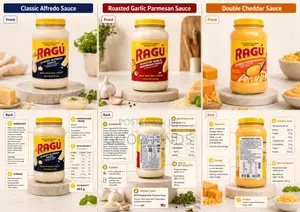 Ragú Cheese Sauce Trio – Alfredo, Cheddar Garlic Parmesan