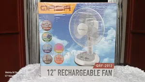 Qasa 12 Inches Rechargeable Fan - QRF-2912