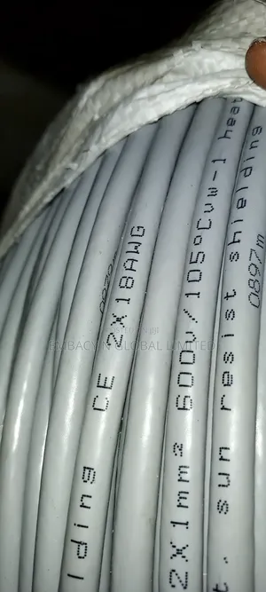 1mm 2core Flexible Shielded Cable
