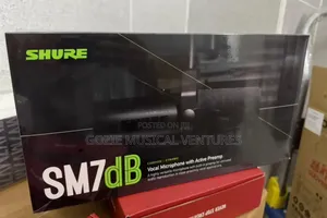 Original Shure Sm7db Podcast Microphone Black Colour