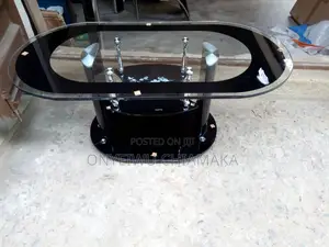 Modern Oval Glass Coffee Table