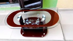 Oval Glass Center Table