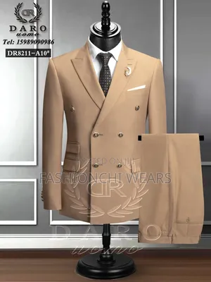 Men's Luxury Double Breasted Suit