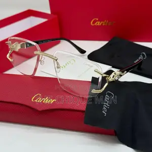 Luxury Cartier Rimless Designer Glasses