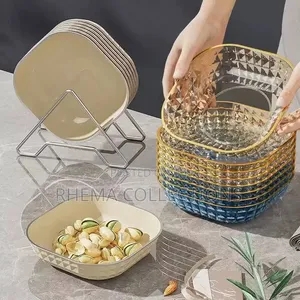 Small Acrylic Bowl With Gold Tape