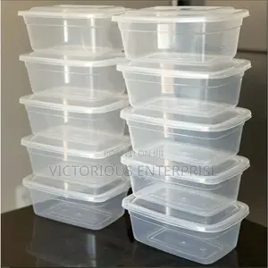 Thick Durable White Meal Pack – Perfect For Events Meal Prep