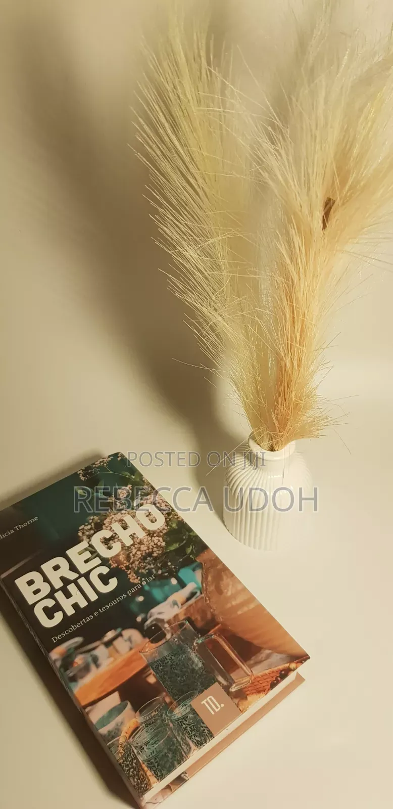 Vase Artificial Pampas