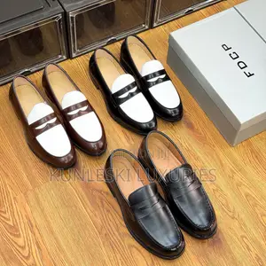 Original FDCP Two—Tone Penny Loafers Shoes
