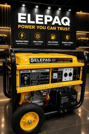 Elepaq Sv22000e High Performance Gasoline Generator 6.5kva Heavy Duty