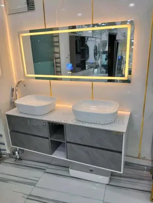 Double Cabinet With Mirror