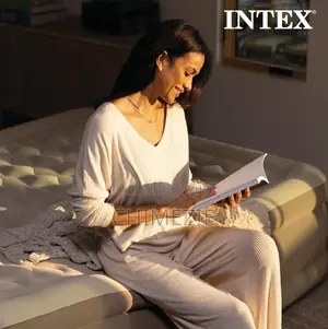 Intex 18inches Queen Size Ultra Plush Inflatable Mattress
