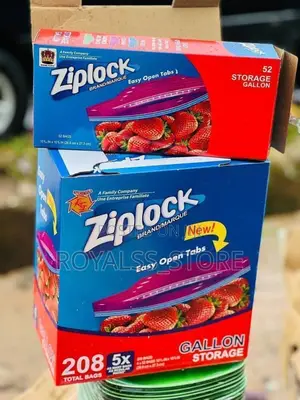 Ziploc Easy Open Tabs Storage Gallon Bags